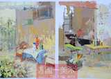 成都画室_成都美术培训_场景色彩13